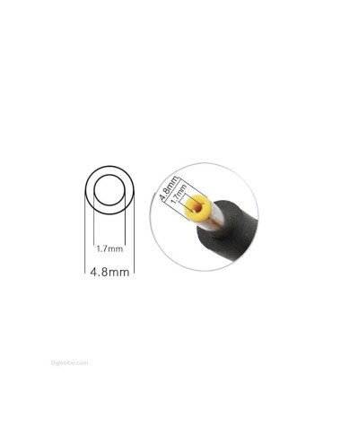 شارژر لپ تاپ اچ پی 18.5 ولت 3.5 آمپر | سوکت 1.7 * 4.8