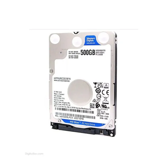 هارد لپ‌تاپ وسترن دیجیتال 500 گیگابایت (Blue - استوک)