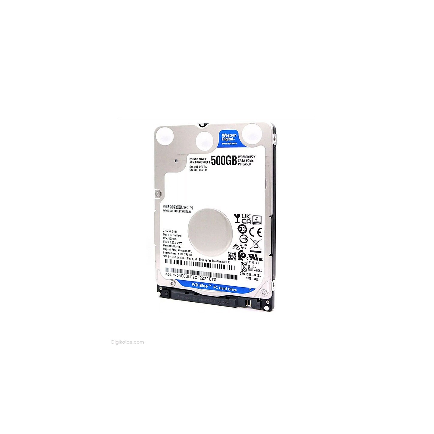 هارد لپ‌تاپ وسترن دیجیتال 500 گیگابایت (Blue - استوک)