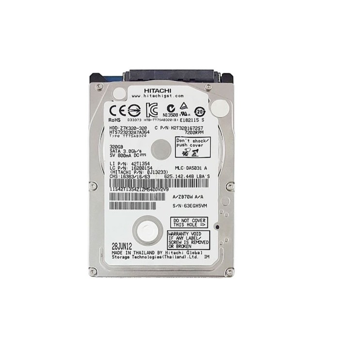 هارد لپ‌تاپ هیتاچی 320 گیگابایت (استوک)