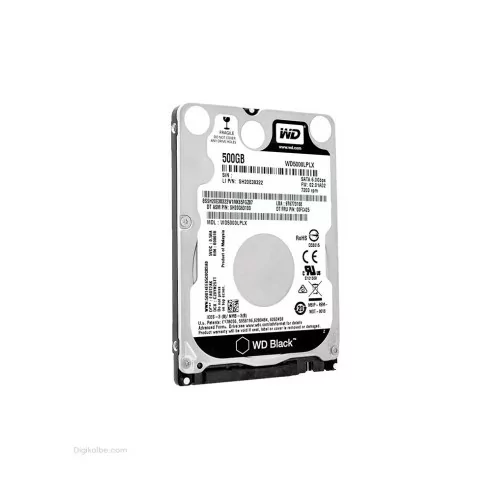 هارد لپ‌تاپ وسترن دیجیتال 500 گیگابایت (Black LPX - استوک)