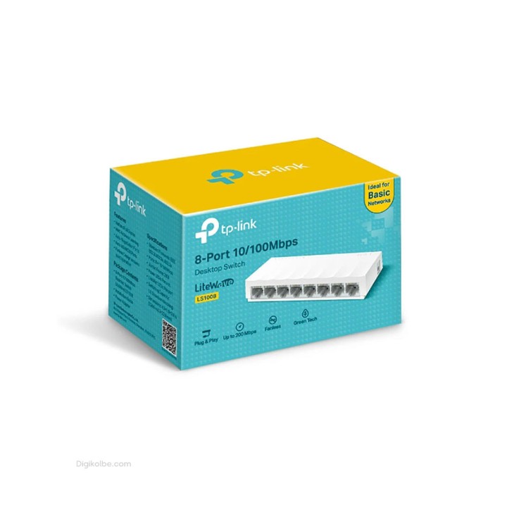 سوئیچ شبکه تی‌پی‌لینک LS1008 ( 8 پورت )
