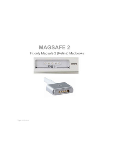 شارژر لپ تاپ مک بوک اپل Magsafe 2 توان 85 وات