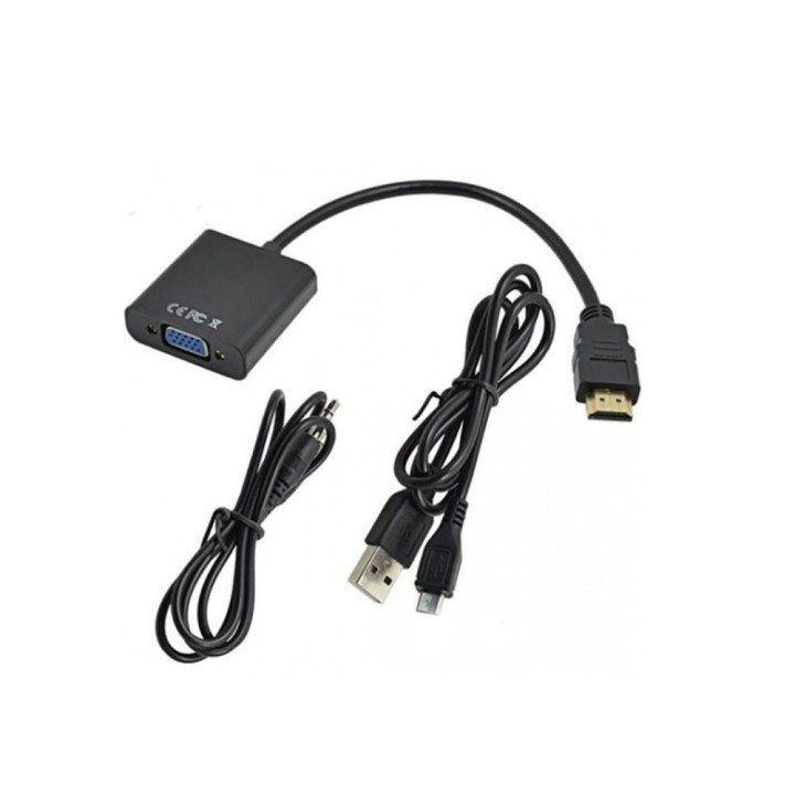 تبدیل HDMI به VGA یوکام با کابل صدا و برق