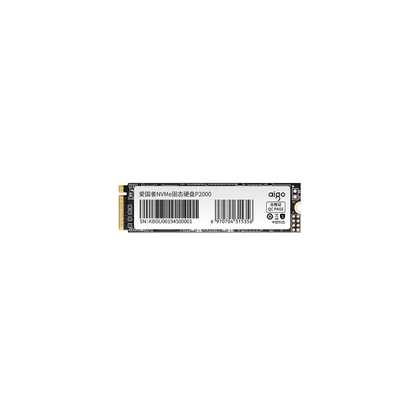 حافظه اس‌اس‌دی ایگو P2000 M.2(ظرفیت 256 گیگابایت)