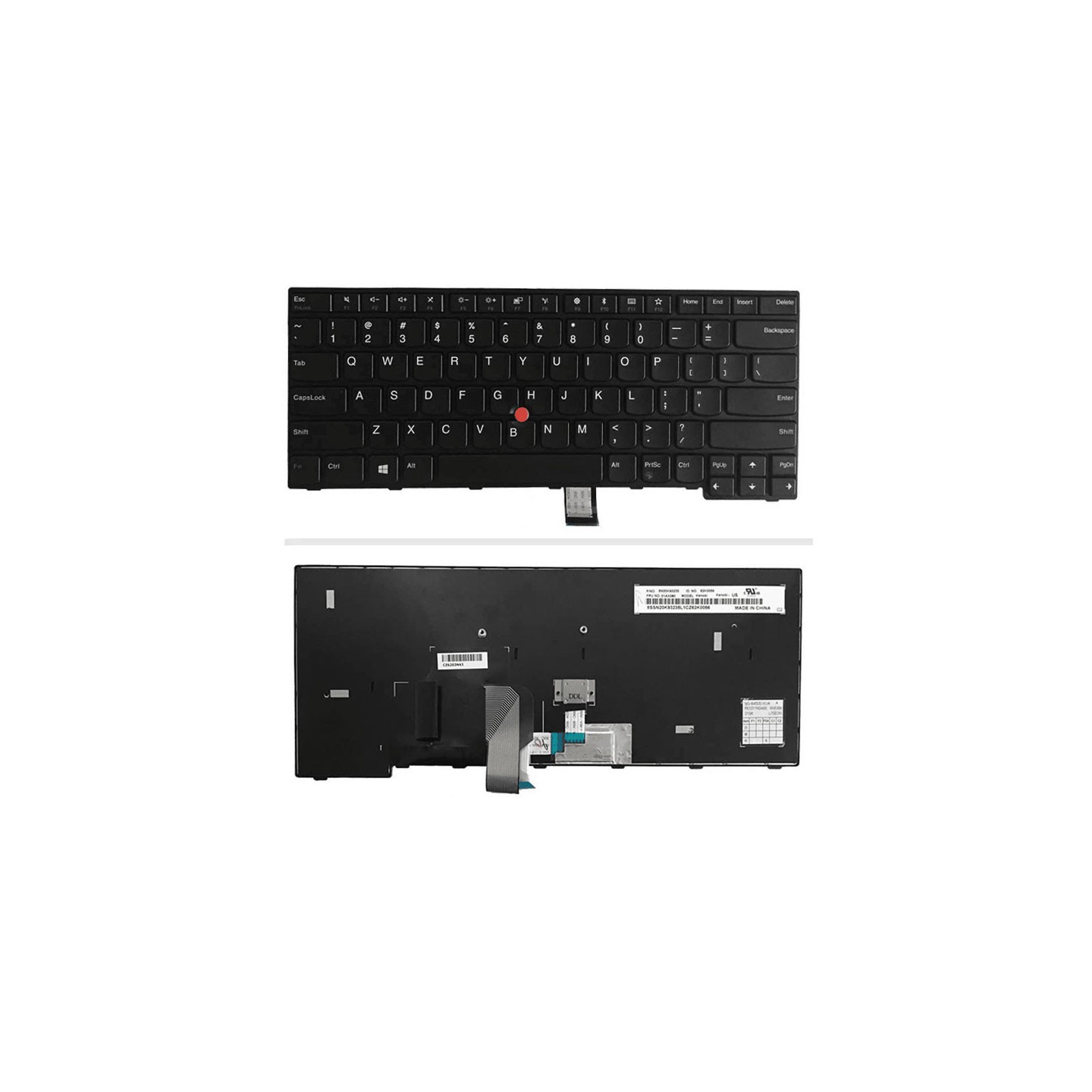 کیبورد لپ‌تاپ لنوو E470 (ThinkPad)
