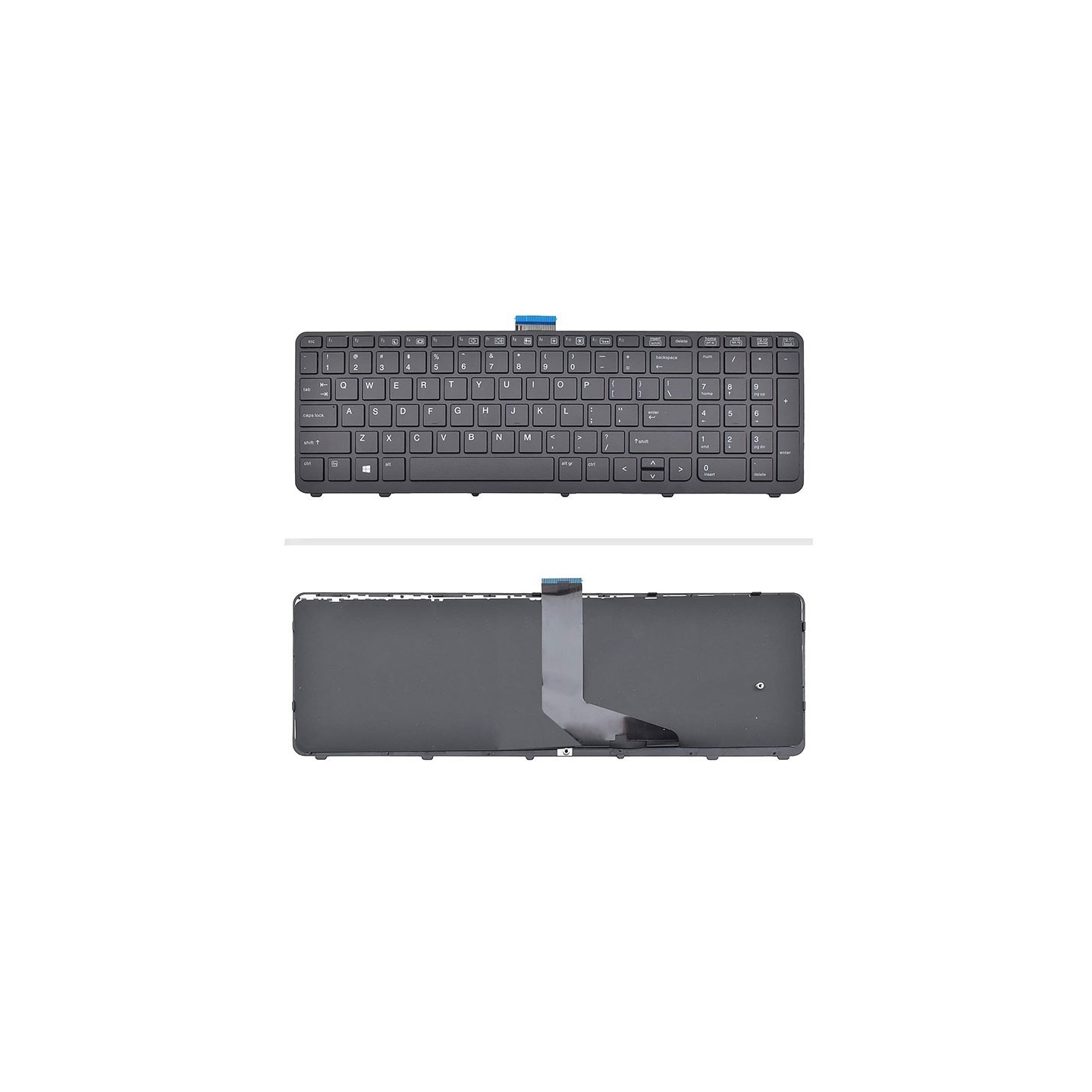 کیبورد لپ‌تاپ اچ‌پی ZBook 17 G2 (بدون ماوس)
