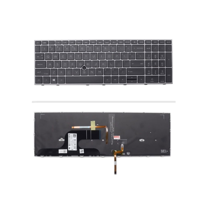 کیبورد لپ‌تاپ اچ‌پی G5 (ZBook Fury 15 | با ماوس و با بکلایت)