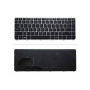 کیبورد لپ‌تاپ اچ‌پی Elitebook 848 G3 (با فریم نقره ای)