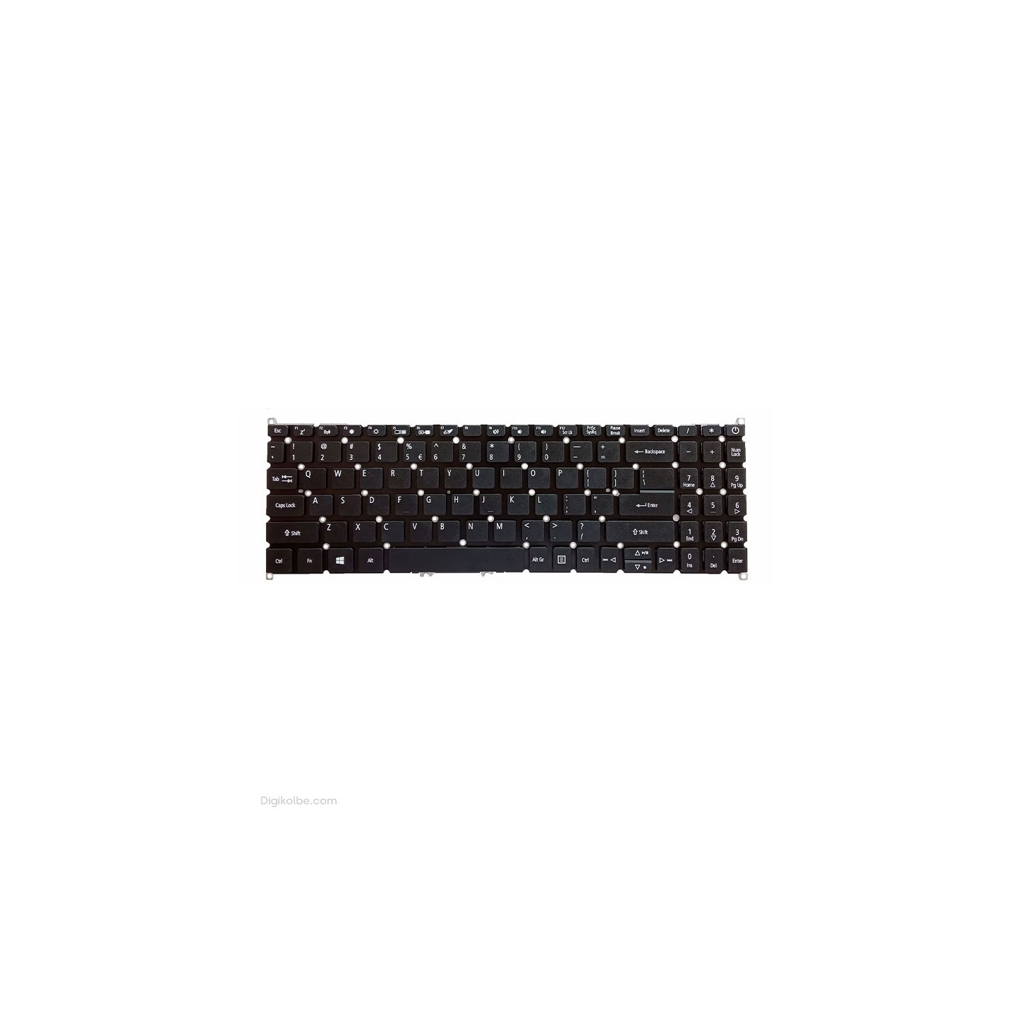 کیبورد لپ‌تاپ ایسر A315 (فلت کج بدون فریم)