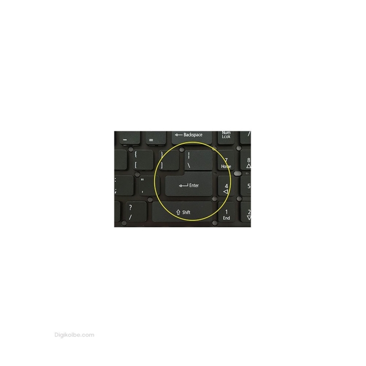 کیبورد لپ‌تاپ ایسر E5-573 (Aspire | بدون فریم)