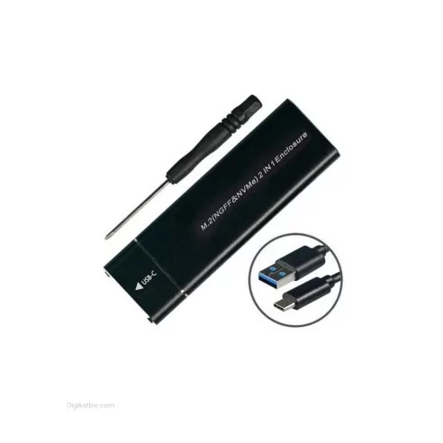 باکس تبدیل هارد لپتاپ یوکام M.2 ( NGFF & NVME)