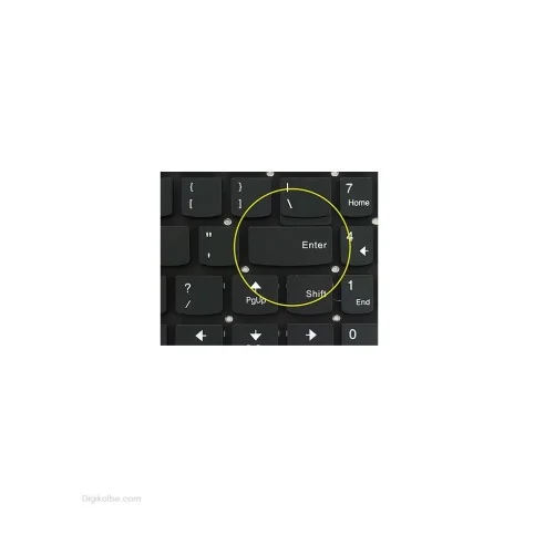 کیبورد لپ‌تاپ لنوو V310-15 (اینتر کوچک بدون فریم)