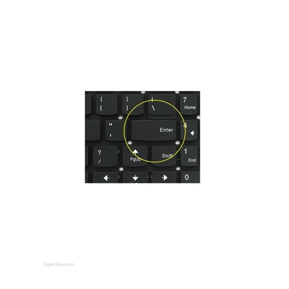 کیبورد لپ‌تاپ لنوو V310-15 (اینتر کوچک بدون فریم)