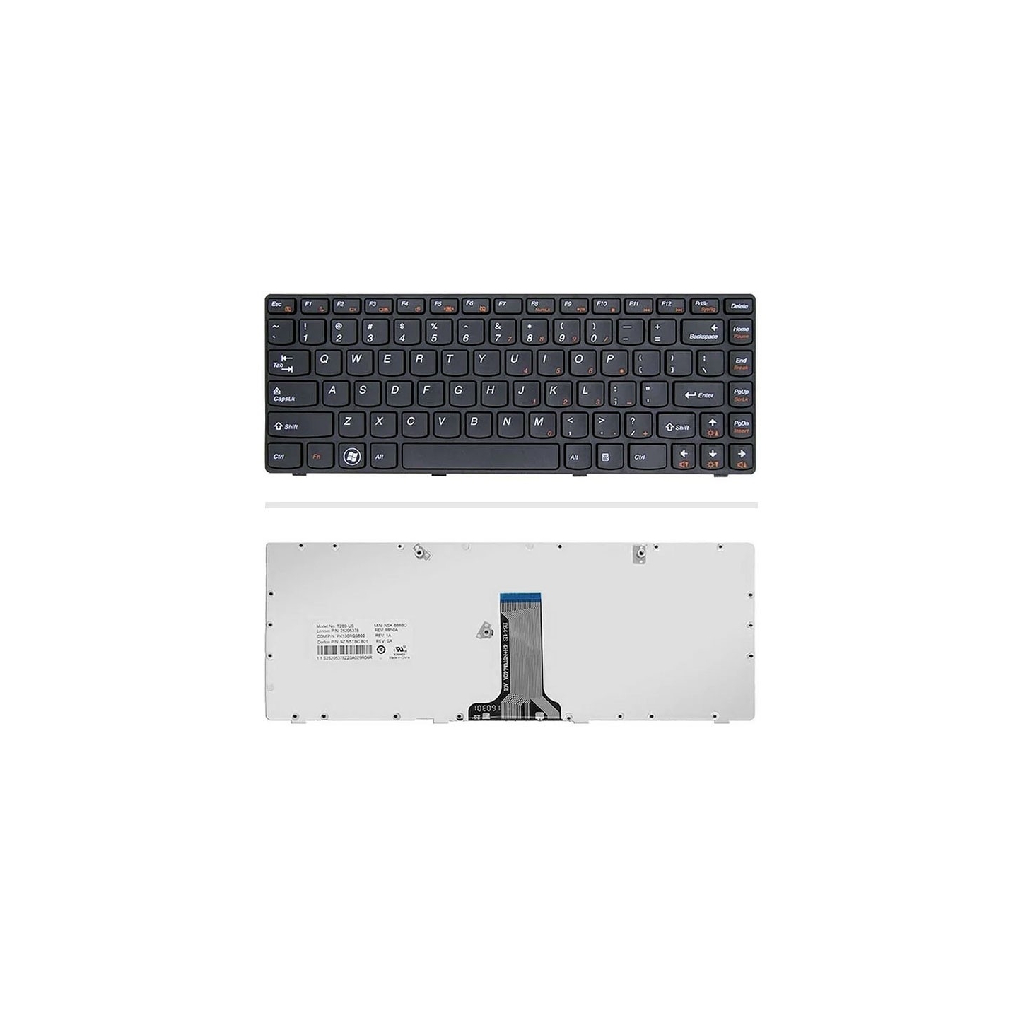 کیبورد لپ‌تاپ لنوو G475 (IdeaPad | با فريم)