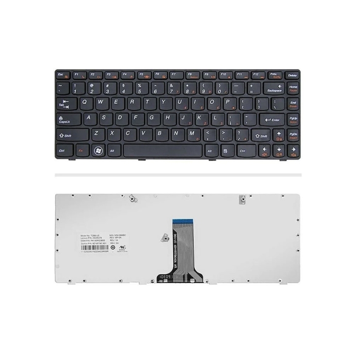 کیبورد لپ‌تاپ لنوو B490 (IdeaPad | با فريم)