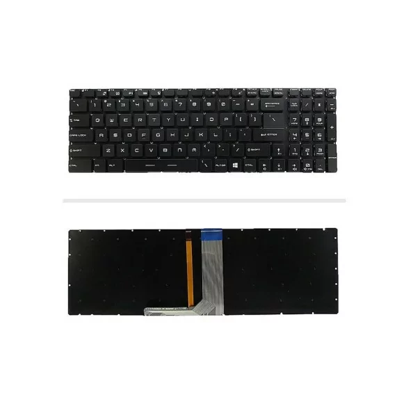 کیبورد لپ‌تاپ ام‌اس‌آی PE60 (بدون فریم | با بکلایت)