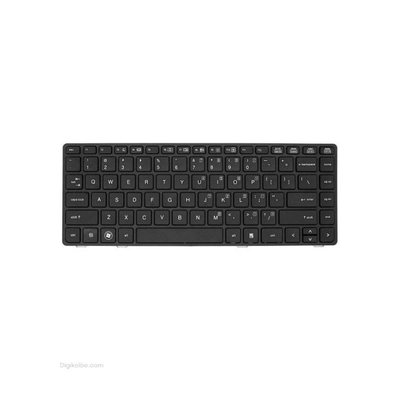کیبورد لپ‌تاپ اچ‌پی 6460 (EliteBook | بدون ماوس | با فريم)