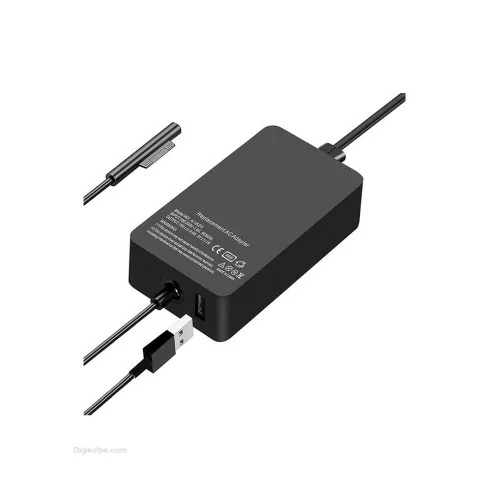شارژر لپتاپ مایکروسافت 15 ولت 4 آمپر ( 7 | Surface Pro 3 | 4)