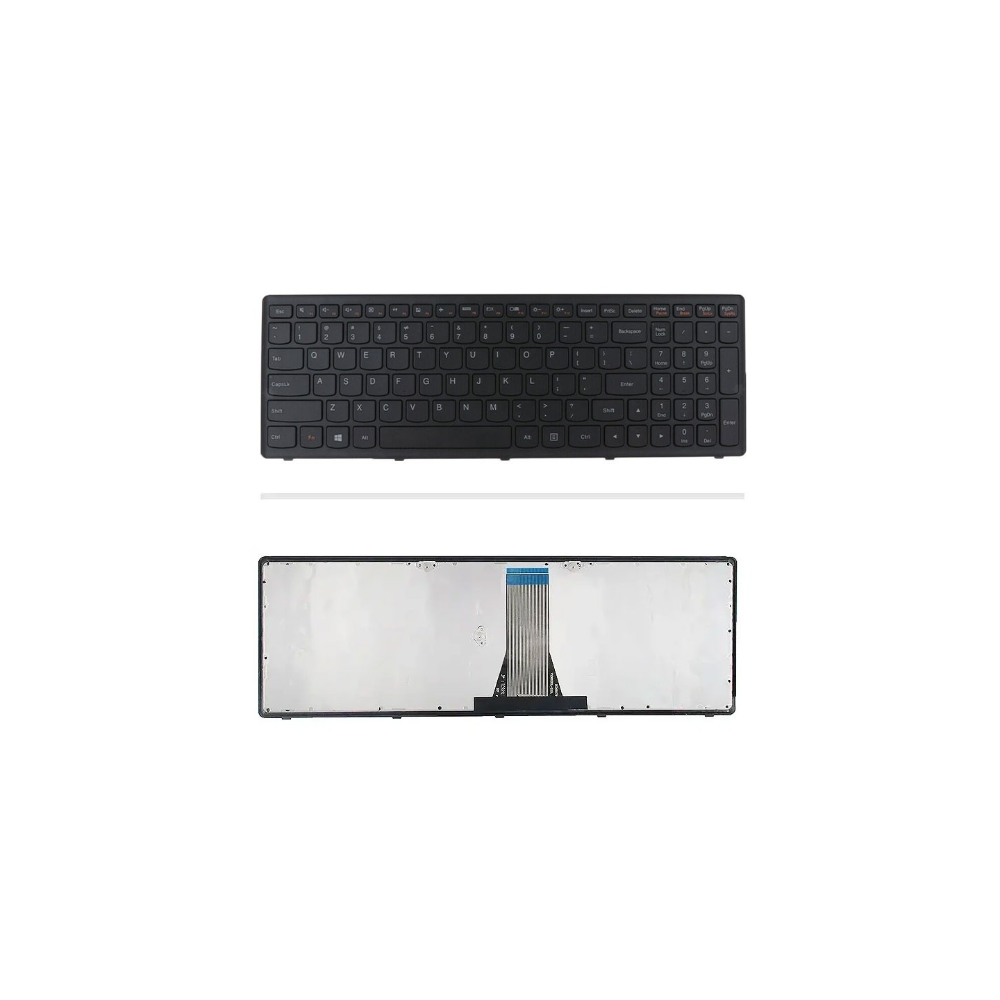 کیبورد لپ‌تاپ لنوو S510 (IdeaPad | با فريم مشکی)