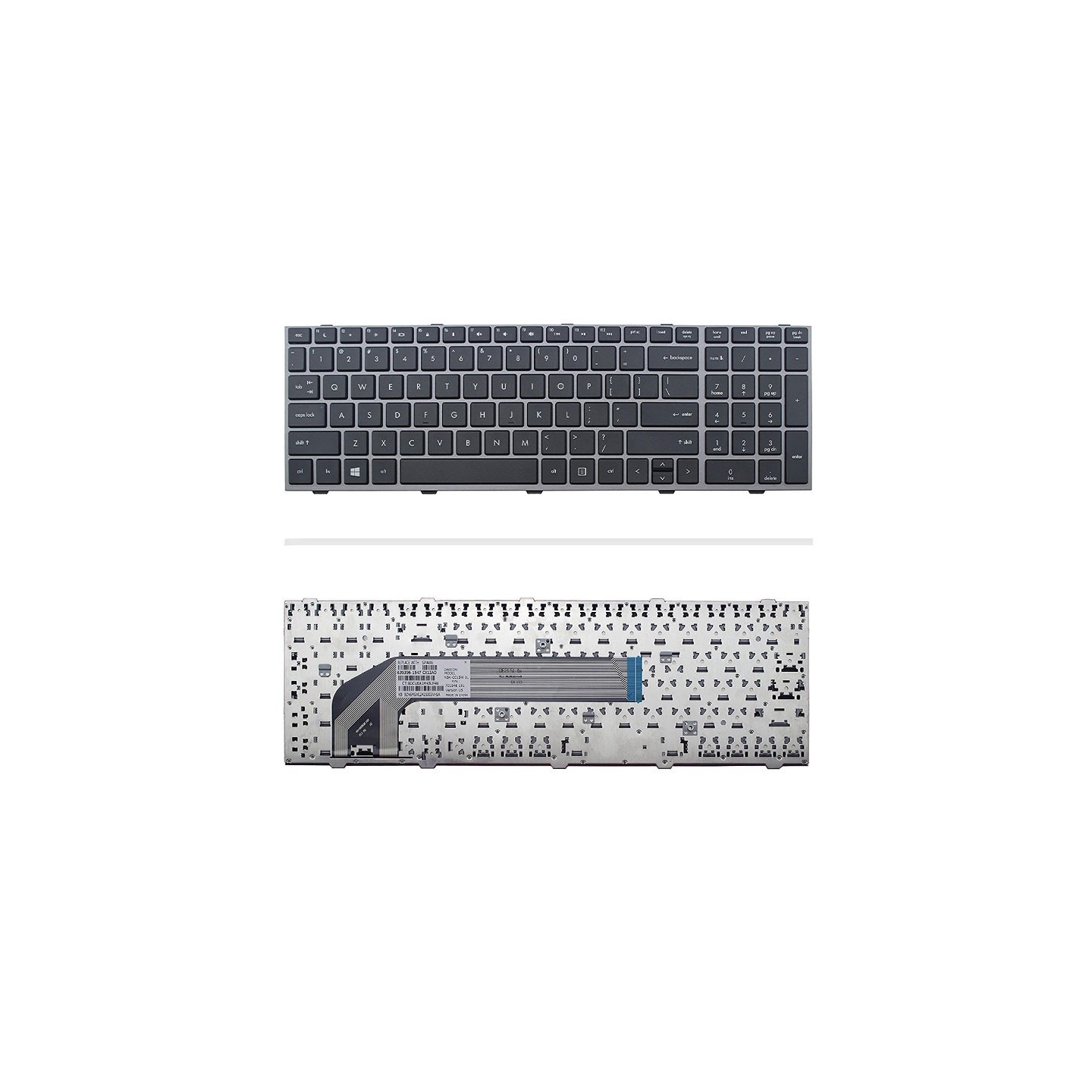 کیبورد لپ‌تاپ اچ‌پی 4545 (ProBook | بافریم نوک مدادی)