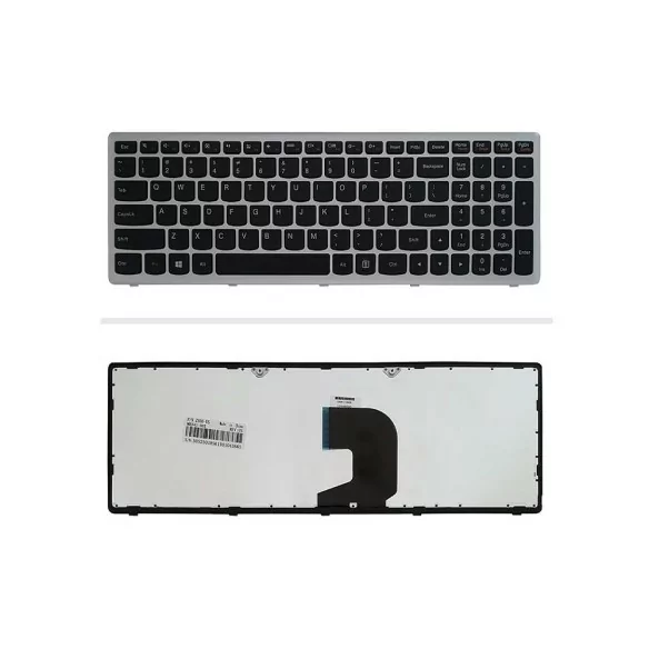 کیبورد لپ‌تاپ لنوو P500 (IdeaPad | بافریم نقره ای)