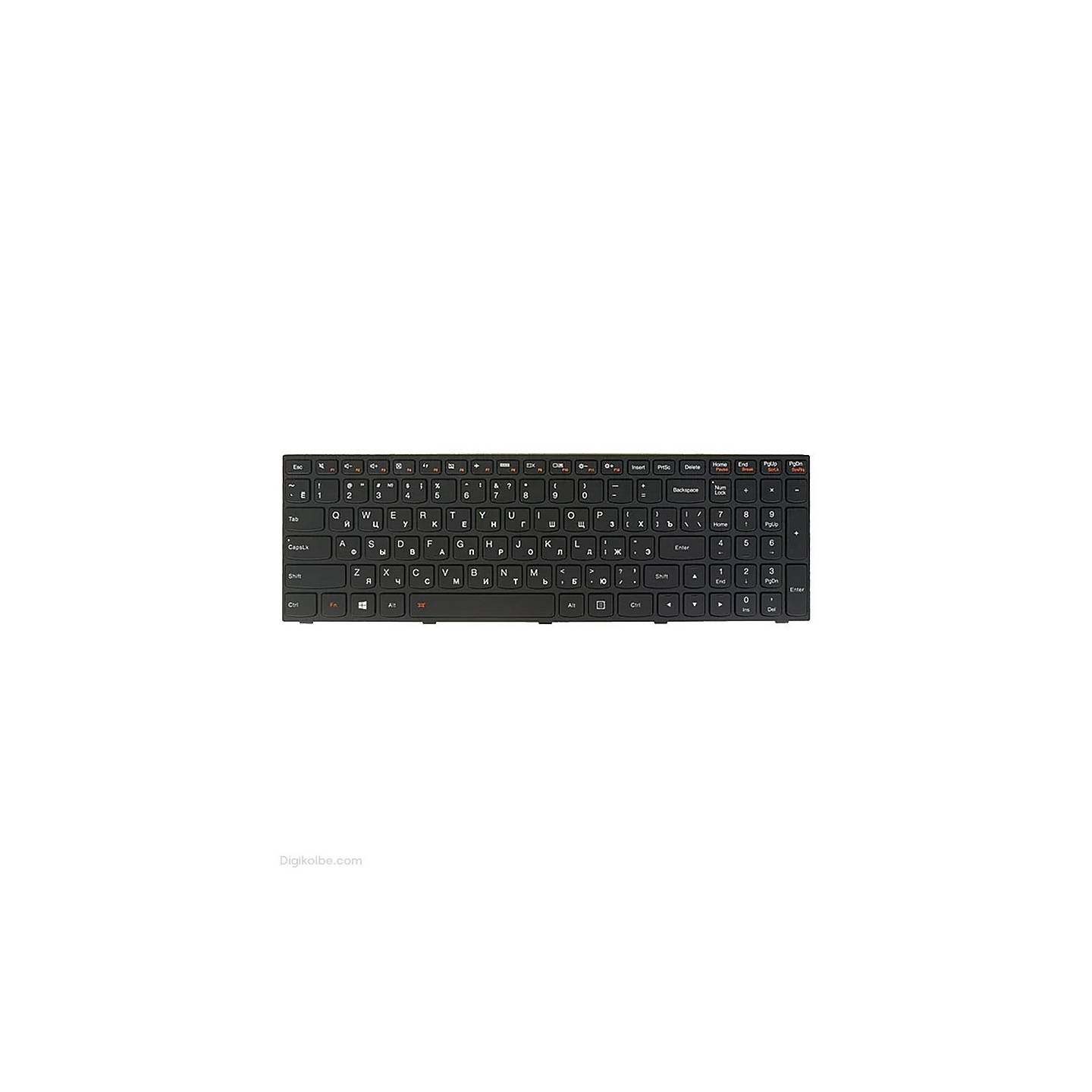 کیبورد لپ‌تاپ لنوو IdeaPad B50-45 (با بكلايت و فريم مشكی)