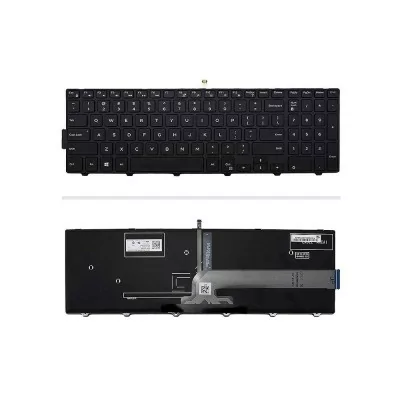 کیبورد لپتاپ دل Inspiron 17-5755 (با بكلايت و فريم)