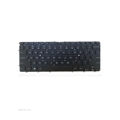 کیبورد لپ‌تاپ دل 9Q34 (XPS 12 | با بکلایت | بدون فریم)