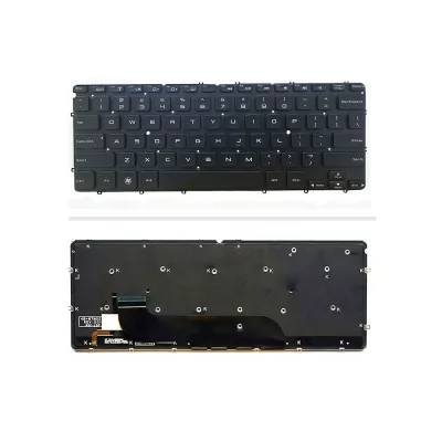 کیبورد لپتاپ دل 9Q34 (XPS 12 | با بکلایت | بدون فریم)
