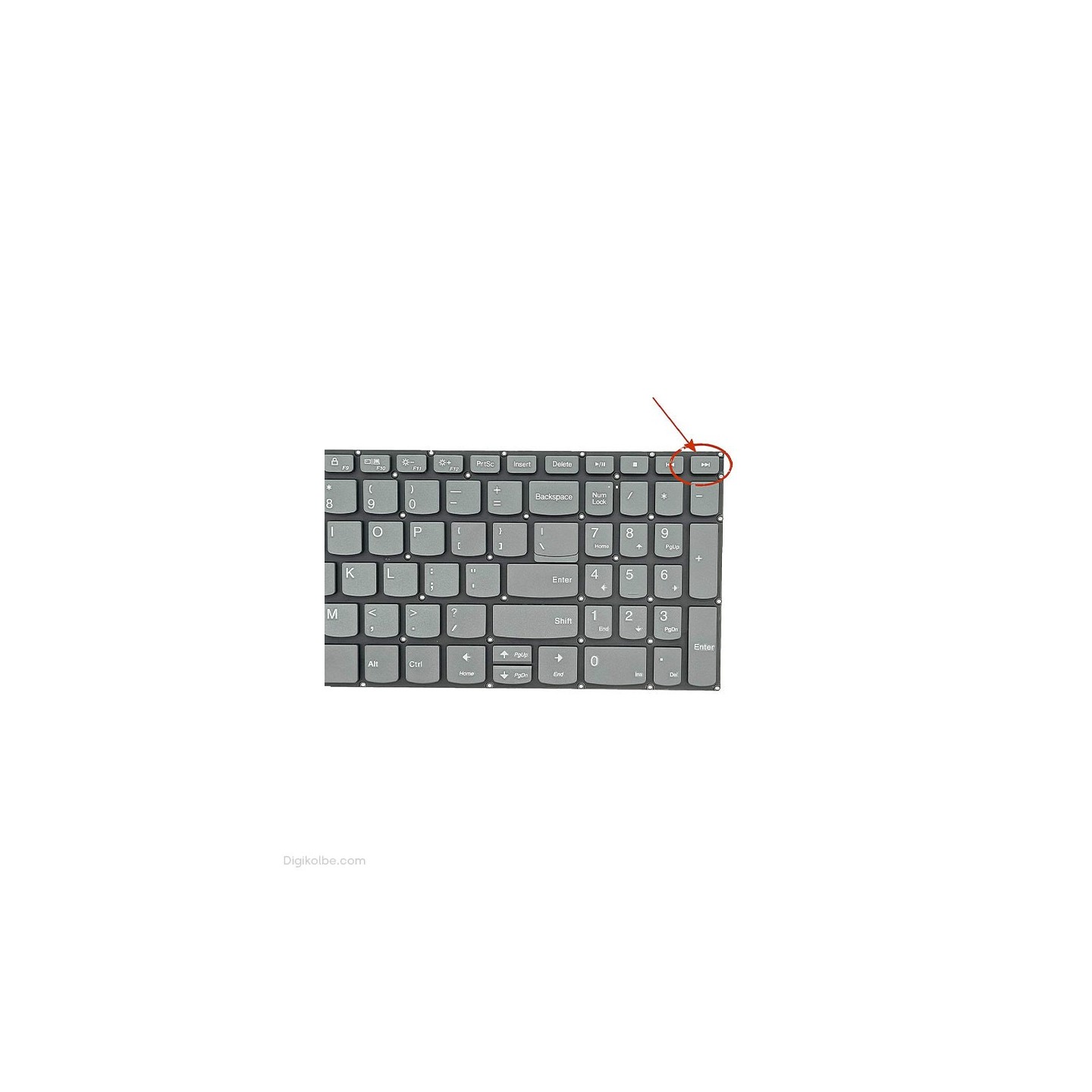 کیبورد لپ‌تاپ لنوو IdeaPad 3-15IGL