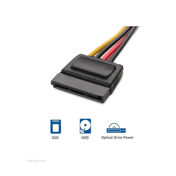 کابل تبديل برق 4 پين به ساتا