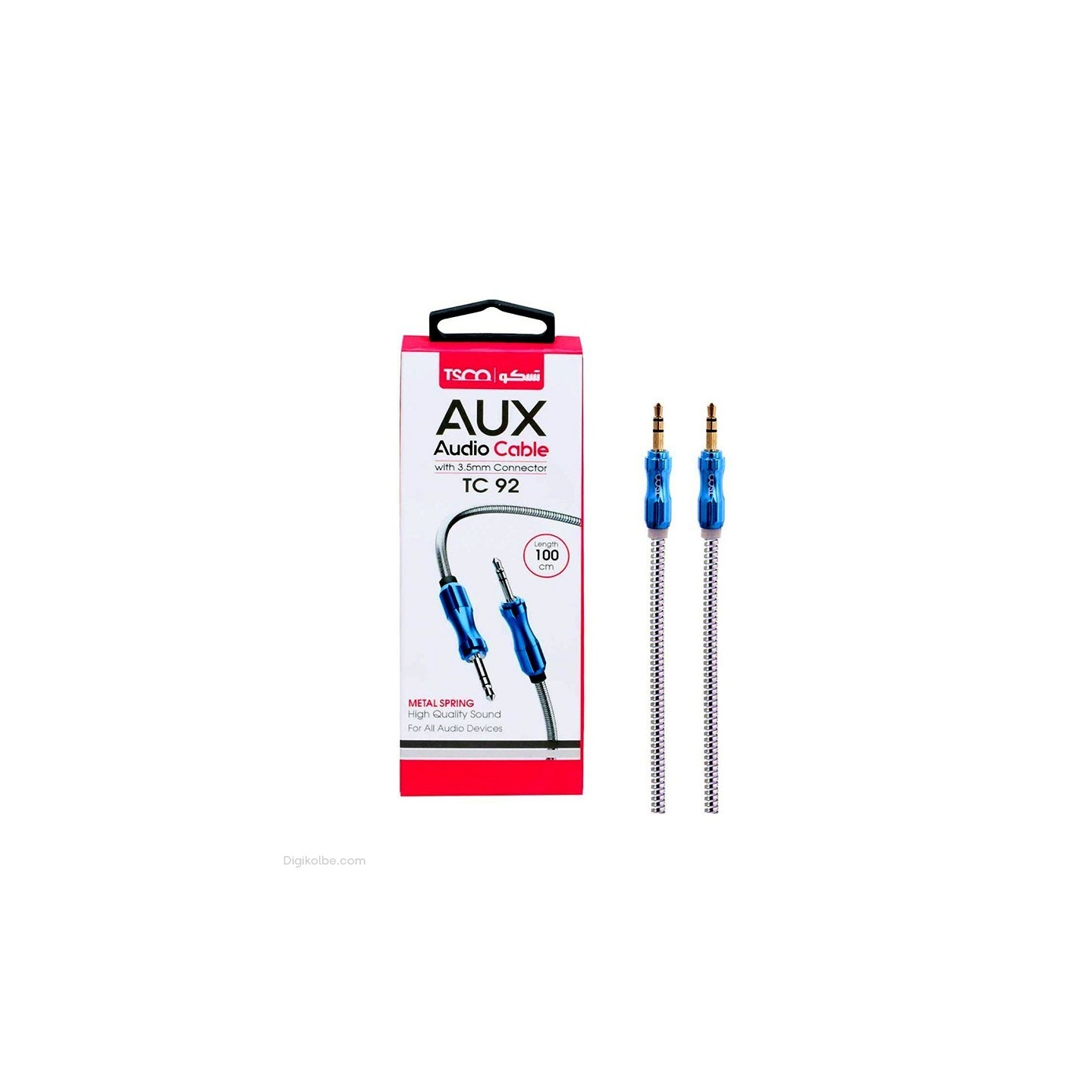 کابل AUX تسکو TC-92 (طول 1 متر)