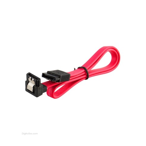 کابل دیتا 2 SATA قفل‌دار (90 درجه | طول 60 سانتی‌متر)
