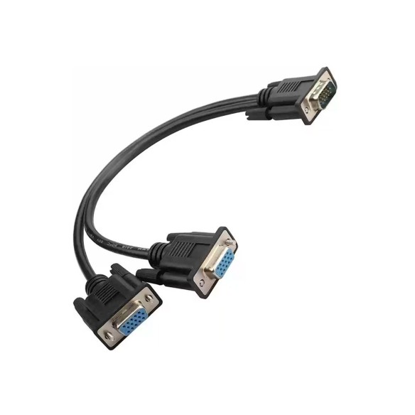 کابل تبدیل 1 به 2 پورت VGA بافو