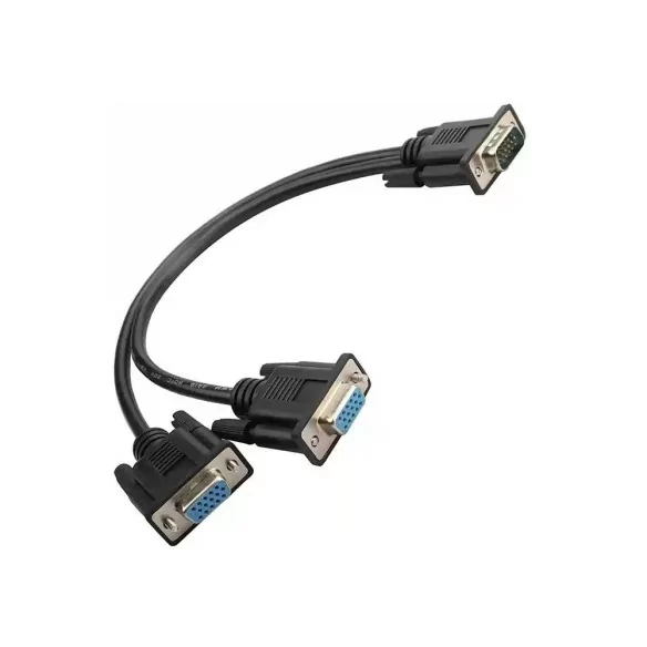 کابل تبدیل 1 به 2 پورت VGA بافو کابل تبدیل 1 به 2 پورت VGA بافو