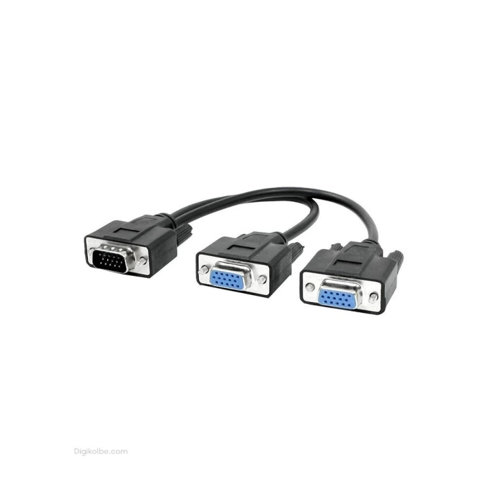 کابل تبدیل 1 به 2 پورت VGA بافو