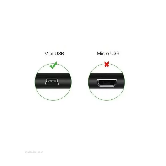 کابل تبدیل USB به Mini USB (نویزگیر دار | طول 50 سانتیمتر)