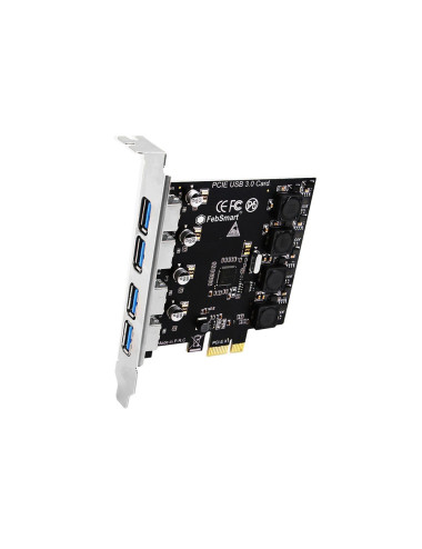 کارت 4 پورت USB 3.0 به PCI-Express فِب اسمارت