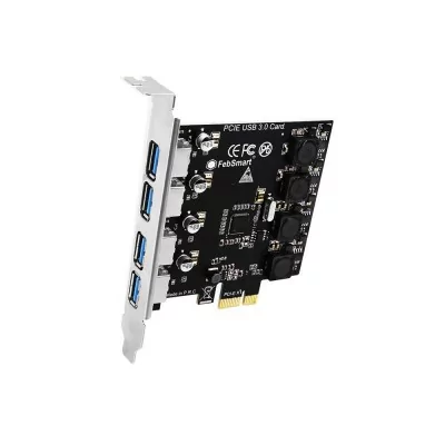 کارت USB 3.0 به PCI-Express فِباسمارت (4 پورت)