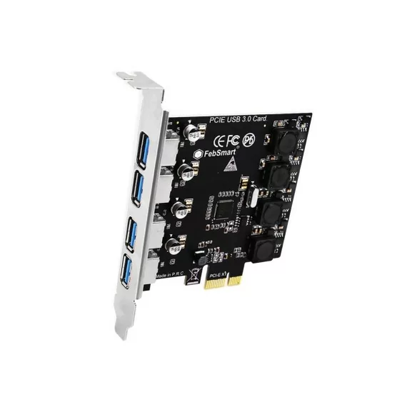 کارت USB 3.0 به PCI-Express فِب‌اسمارت (4 پورت)