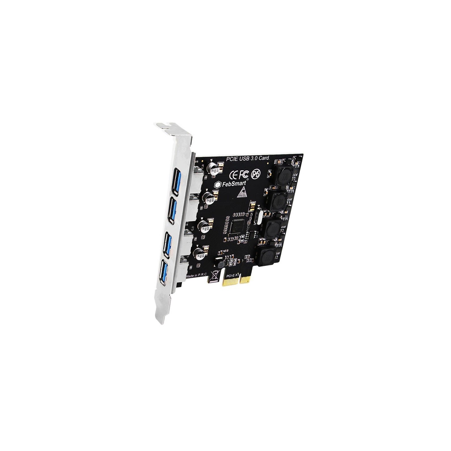 کارت USB 3.0 به PCI-Express فِب‌اسمارت (4 پورت)