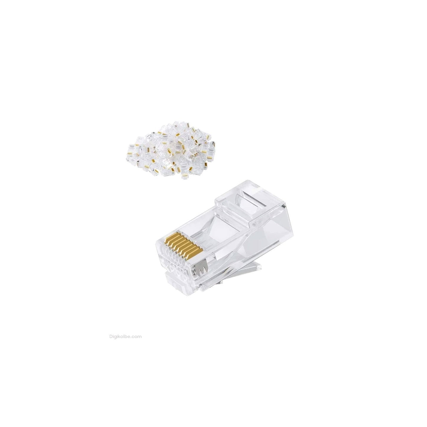 سوکت شبکه CAT6 اَمپ (بسته 10 عددی)