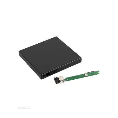 باکس تبدیل DVD رایتر USB 2.0 اینترنال SATA به اکسترنال 12.7mm