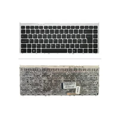 کیبورد لپتاپ سونی VGN-FW 14808 (VAIO | با فریم نقره ای)