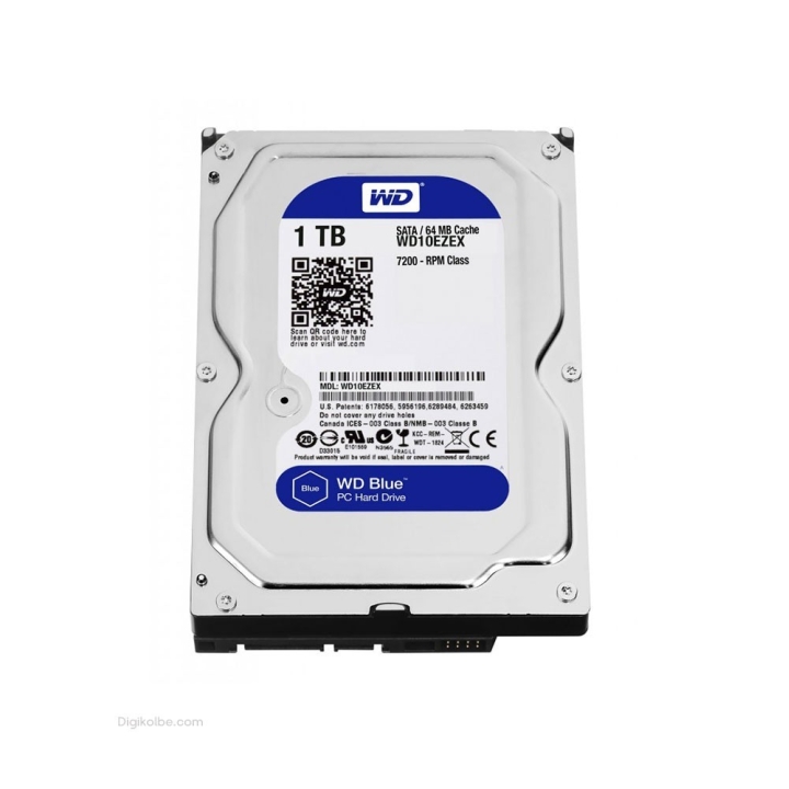 هارددیسک اینترنال وسترن دیجیتال Blue (ظرفیت 1 ترابایت)