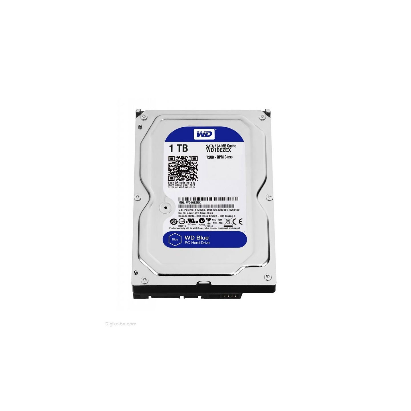 هارددیسک اینترنال وسترن دیجیتال Blue (ظرفیت 1 ترابایت)