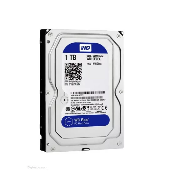 هارددیسک اینترنال وسترن دیجیتال Blue (ظرفیت 1 ترابایت) هارددیسک اینترنال وسترن دیجیتال Blue (ظرفیت 1 ترابایت)