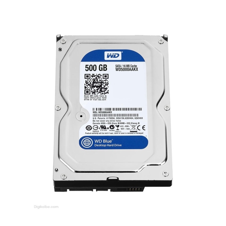 هارددیسک اینترنال وسترن دیجیتال Blue WD5000AZLX (ظرفیت 500 گیگابایت)
