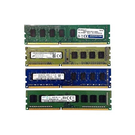 رم دسکتاپ DDR3 تک کاناله 1600 مگاهرتز ظرفیت 8 گیگابایت (برندهای مختلف - استوک)